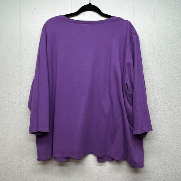 Essentials Cardigan Womens 4X Breathable 100% Cotton Casual Workwear Stretch - Picture 6 of 9